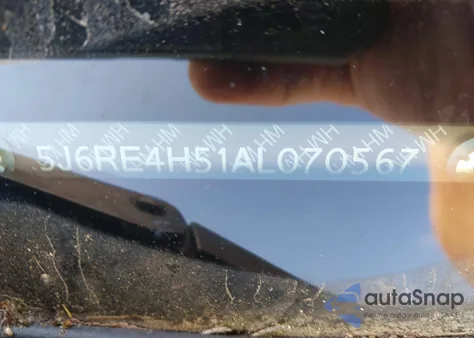 2010 Honda Cr-V Ex from USA, damaged, VIN 5J6RE4H51AL070567